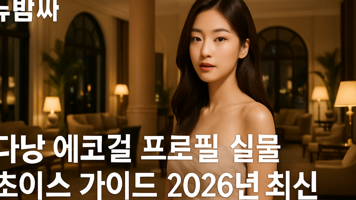 다낭 에코걸 프로필 실물 초이스 가이드 2026년 최신